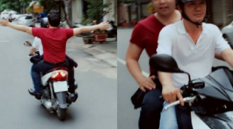 Quang Lê bị 'ném đá' vì không đội mũ bảo hiểm, bị CSGT cảnh cáo