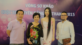 Hoa hậu Ngọc Anh tái xuất xinh đẹp về quê làm giám khảo
