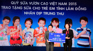 Vinamilk và quỹ sữa Vươn cao Việt Nam đến với trẻ em Lâm Đồng