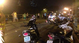 Vụ taxi điên ở Hà Nội: Tài xế nhảy cầu để bảo vệ vợ con
