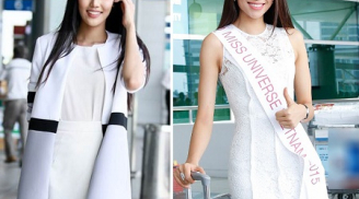 Thời trang sân bay của Phạm Hương, Lan Khuê khi thi hoa hậu