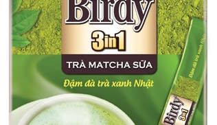 Trà Matcha sữa - Birdy 3 in 1: Đậm hương trà xanh Nhật Bản