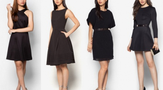 10 mẫu váy đen cực trẻ trung sành điệu đón Giáng sinh