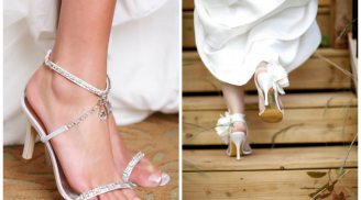Những đôi giày giúp cô dâu đẹp hơn trong ngày cưới