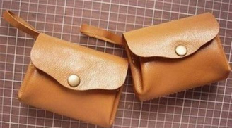 DIY: Cách làm túi da nhỏ xinh, đơn giản chỉ với 30 phút
