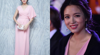 Trương Tử Lâm rạng rỡ khoe bụng bầu 5 tháng tại Miss World 2015