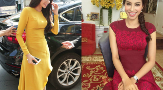 Ngắm gu thời trang của Phạm Hương sau khi trở về từ HHHV 2015