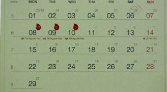 Tết Nguyên đán 2016 được nghỉ mấy ngày?