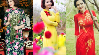 Sao Việt rạng rỡ với áo dài đón Xuân