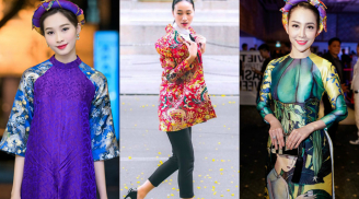 Áo váy gấm - Item đang khiến người đẹp Việt 'chết mê chết mệt'