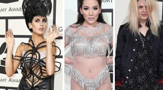Soi thảm họa thời trang cực 'sốc' bên lề lễ trao giải Grammy 2016