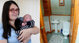 Cô gái trẻ sốc nặng khi đẻ rơi con ở toilet mới biết có thai
