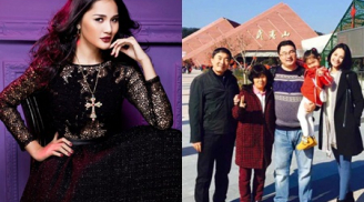 Chân dung bố mẹ chồng ngoại quốc của Hoa hậu Hương Giang