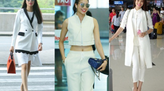 Gu thời trang sân bay cực chất của Hoa hậu Phạm Hương