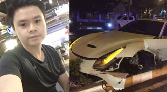 Siêu xe tiền tỷ của Phan Thành bị nát đầu vì tai nạn?