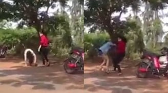Xôn xao clip 2 nữ sinh đánh nhau, đấm đá túi bụi ở Hội An