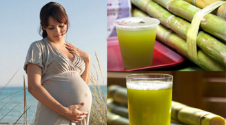 Mang thai 4 tháng uống nước mía được không?