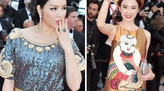 'Sốc' với nhan sắc của Lý Nhã Kỳ - Angela Phương Trinh tại Cannes