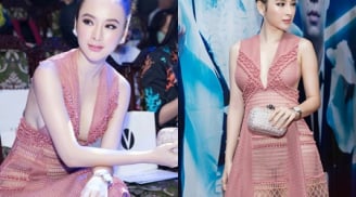 'Nóng mắt' với đầm lưới xuyên thấu của Angela Phương Trinh