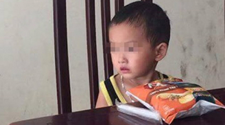 Xót xa bé 2 tuổi bị bỏ rơi ở quán phở cùng lá thư để lại