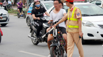 CSGT Hà Nội chính thức phạt xe máy điện không đăng ký