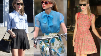 Học hỏi gu thời trang vintage siêu dễ thương của Taylor Swift