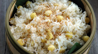 Cách nấu xôi dừa hạt sen bằng nồi cơm điện thơm ngon nhất