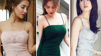Người đẹp Việt tự tin xuống phố với đầm hai dây gợi cảm