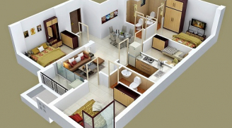 Thiết kế nội thất chung cư siêu đẹp, đa năng giá cực rẻ