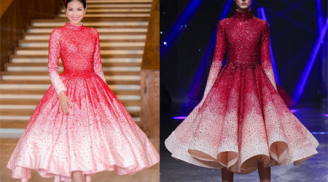Cận cảnh chiếc váy bị nghi nhái 99% của Hoa hậu Phạm Hương