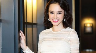 Angela Phương Trinh xinh đẹp như 'công chúa' với đầm ren trắng