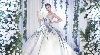 'Soi' trang phục cưới có giá trị lên tới 1 tỷ đồng của Thanh Hằng