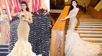 Liệu có phải Hoa hậu Đỗ Mỹ Linh diện váy 'nhái'?