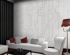 Trang trí giấy dán tường vân gỗ cho phòng khách