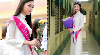 Hoa hậu Mỹ Linh và Á Hậu Thanh Tú ai diện áo dài đẹp hơn?