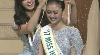 Mỹ nhân Indonesia rơi nước mắt khi đăng quang Hoa hậu Quốc tế 2017