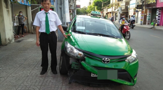 Tài xế lái taxi tông xe vào tên cướp: 'Con gái gọi tôi là soái ca'