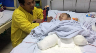 Vụ em bé bị đá đè nát chân ở Sơn La: Diễn biến bệnh tình còn rất phức tạp