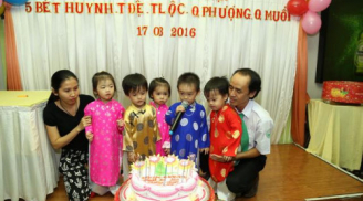 Hạnh phúc và niềm vui tột cùng của bà mẹ dũng cảm 'vượt cạn' sinh 5 duy nhất tại Việt Nam