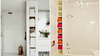 Bạn cần lên ngay những ý tưởng này để lưu trữ đồ cho một phòng tắm hoàn hảo