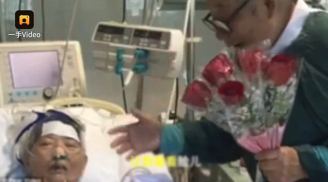 Cụ ông 81 tuổi mang hoa hồng rồi hát tặng người vợ đang hôn mê khiến ai nấy đều rưng rưng