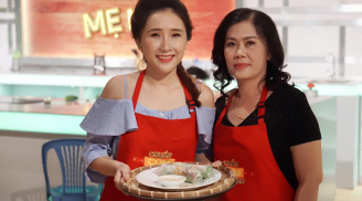 MC Hoài Hương và mẹ trổ tài nấu nướng trên sóng truyền hình