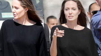 Angelina Jolie diện trang phục không nội y sau khi tự lên kế hoạch đám tang cho chính mình