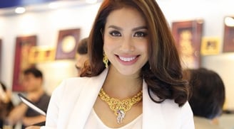 'Bóc giá' bộ trang sức vàng lên tới 1 tỷ của Hoa hậu Phạm Hương