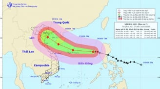 Dự báo thời tiết 17/10: Tin mới nhất bão số 7: Giật cấp 17, liên tục đổi hướng di chuyển