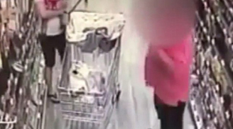 Cảnh báo: Con gái suýt bị bắt cóc vì mẹ mải chọn hàng trong siêu thị