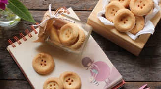 Hướng dẫn cách làm bánh quy hình cúc áo trong ngày Halloween