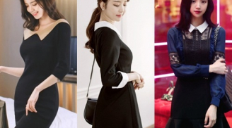 Top 10 kiểu váy đen thu đông thanh lịch đẹp nhất cho nàng công sở