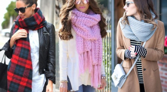 Ngắm mãi kiểu khăn sành điệu được ưa chuộng nhất thu đông 2016