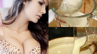 Vòng 1 'tăng vù vù' khiến chồng mê mẩn nhờ uống 1 ly này mỗi ngày